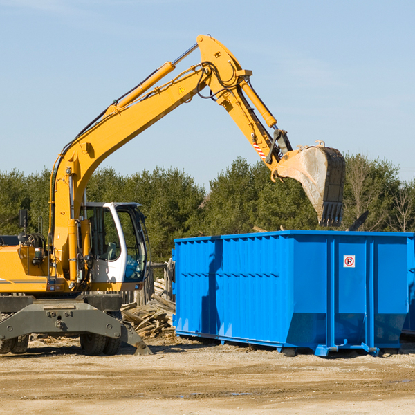 what size residential dumpster rentals are available in Concord